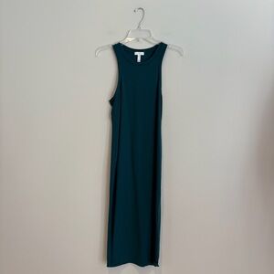 Leith Bodycon Sleeveless Teal Midi Dress
